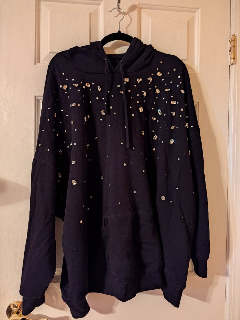 Torrid Rhinestone Sweatshirt Hoodie ~ 3/3X/22-24